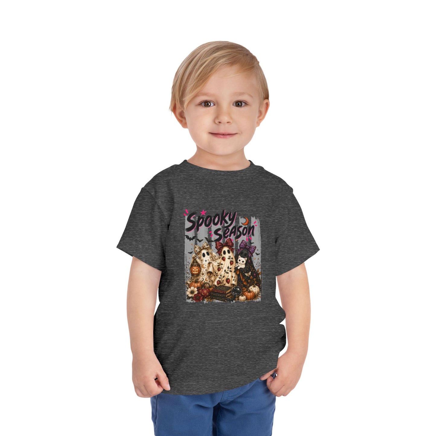 Spooky Season Ghost Group | Toddler Tee