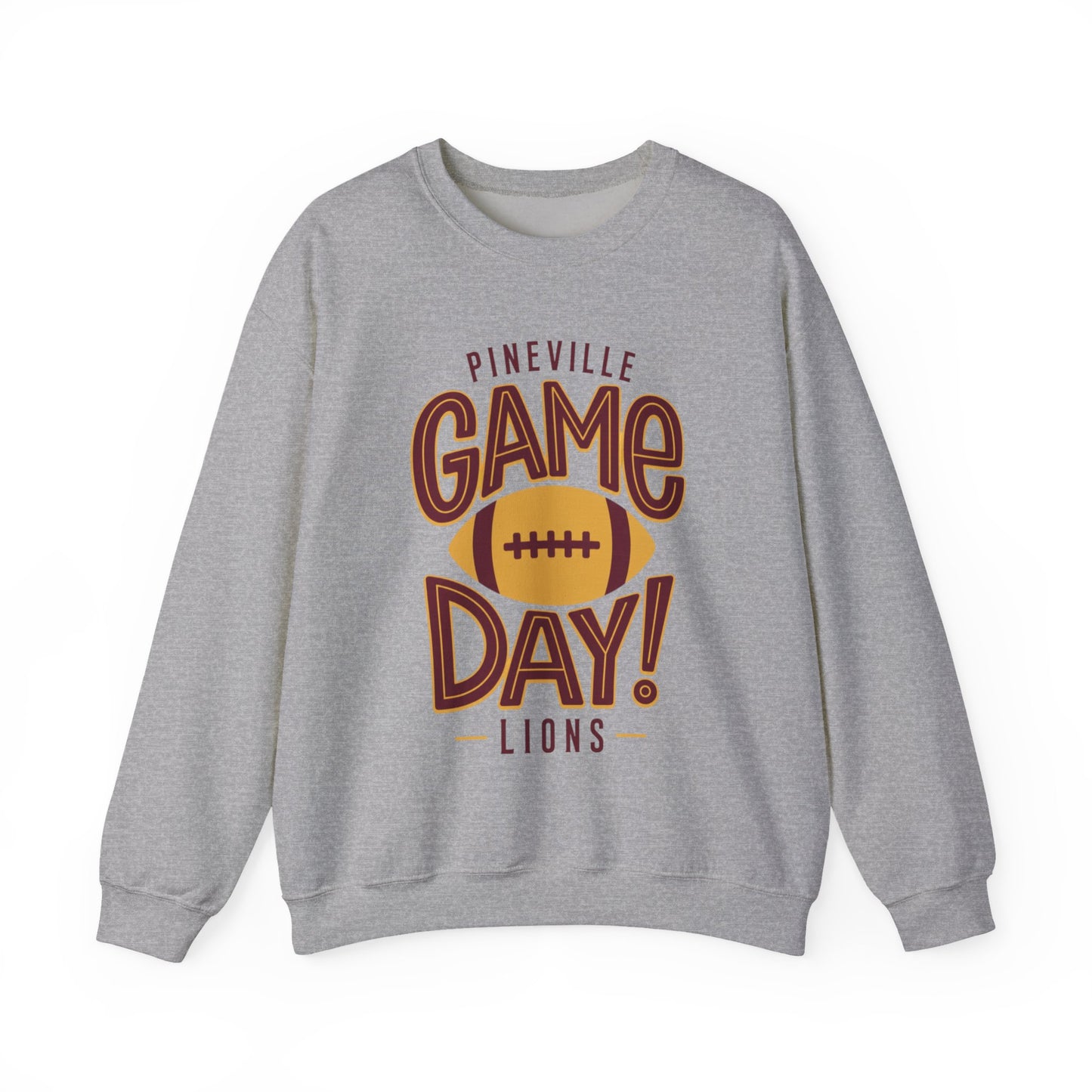 Pineville Lions Game Day Crewneck Sweatshirt