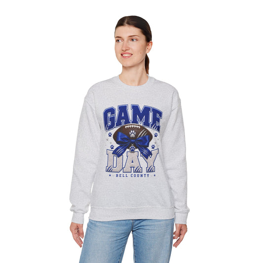 Bell County Bobcats Bow Game Day Crewneck