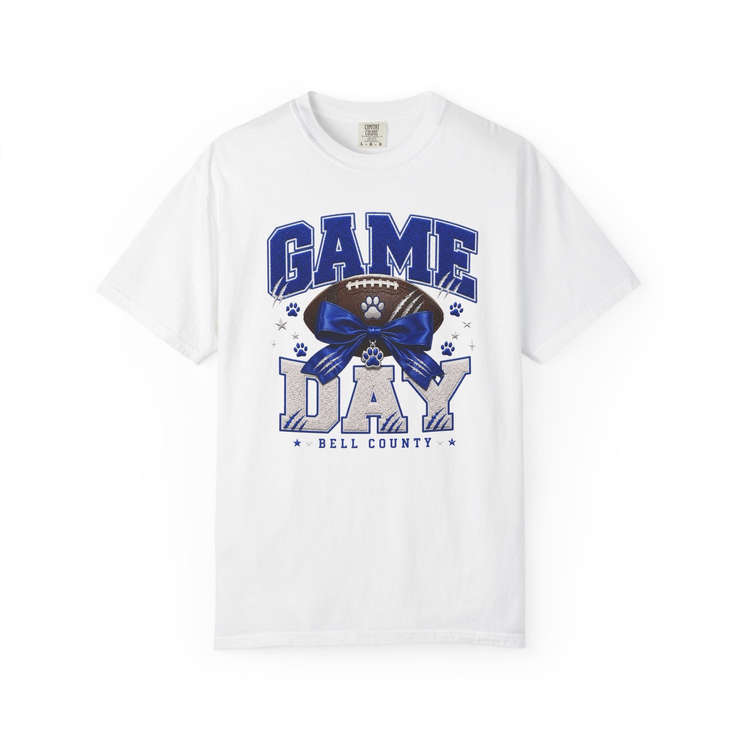 Bell County Bobcats Bow Game Day Comfort Colors Tee