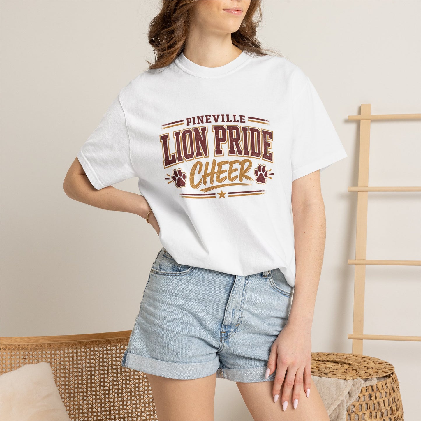 Pineville Lion Pride Cheer T-Shirt