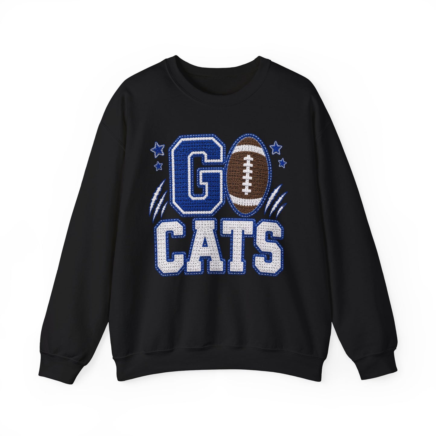Go Cats Crochet Game Day Crewneck
