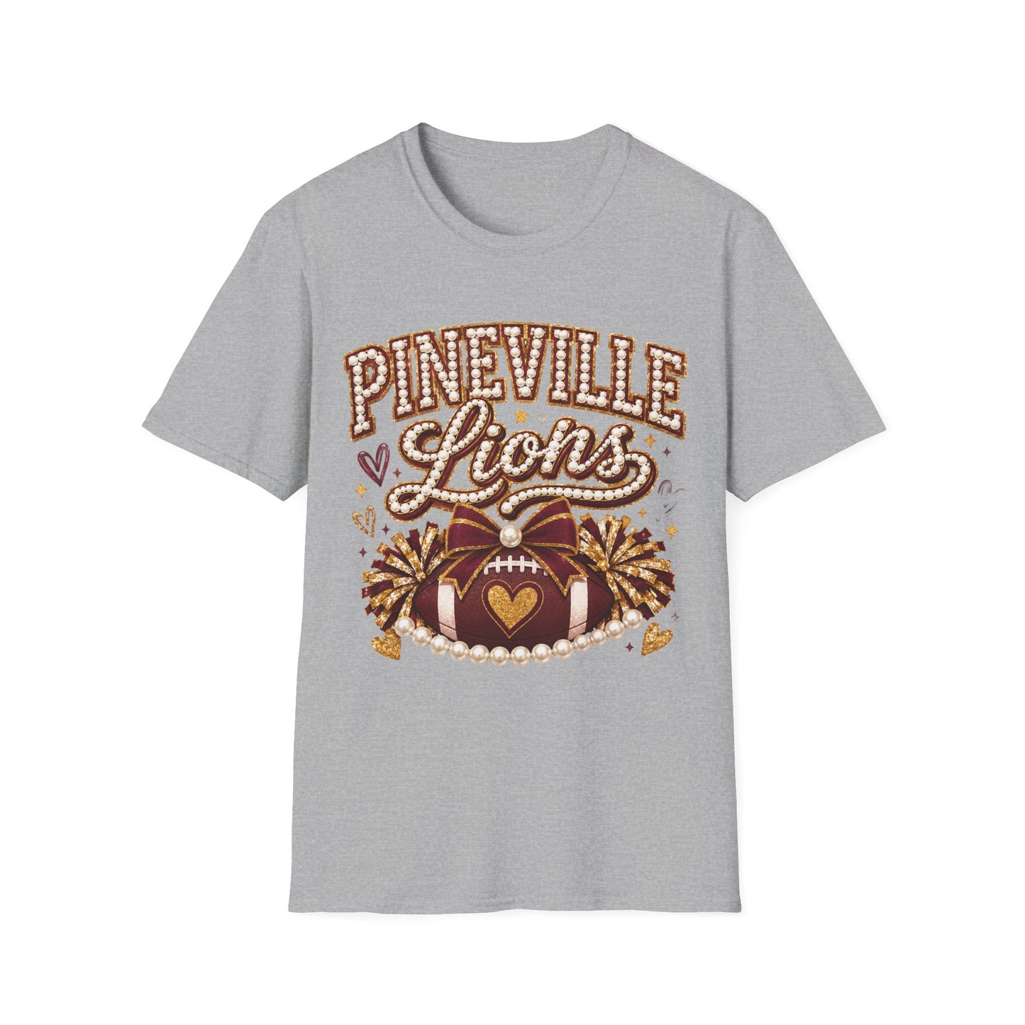 Pineville Lions Glam Game Day Gildan Tee