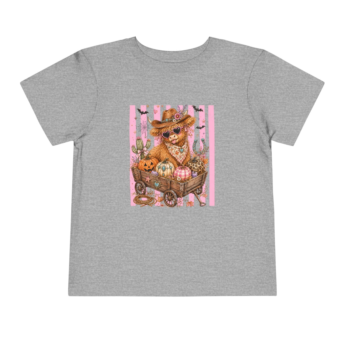Fall Highland Cow Wagon | Toddler Tee