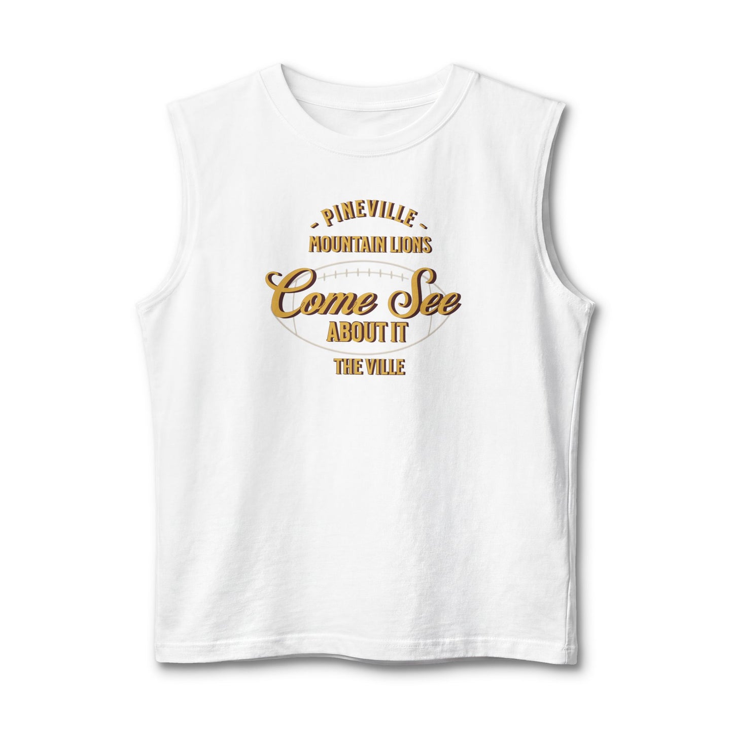 Pineville Mountain Lions “Come See About It” Muscle Tank
