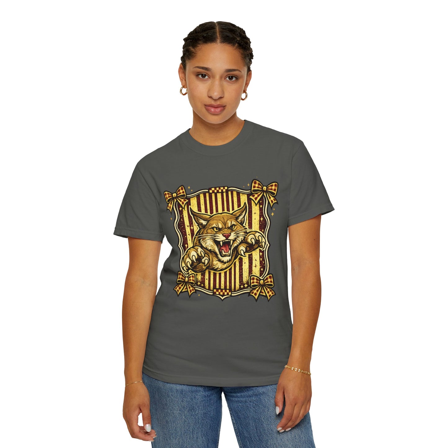 Pineville Mountain Lions Mascot Comfort Colors® Tee