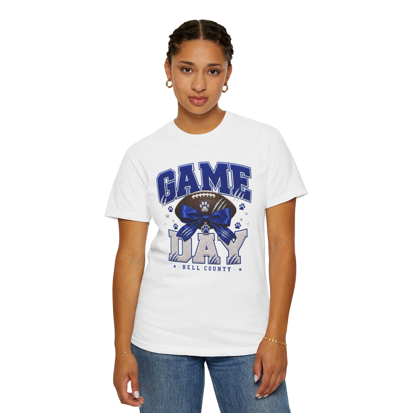 Bell County Bobcats Bow Game Day Comfort Colors Tee