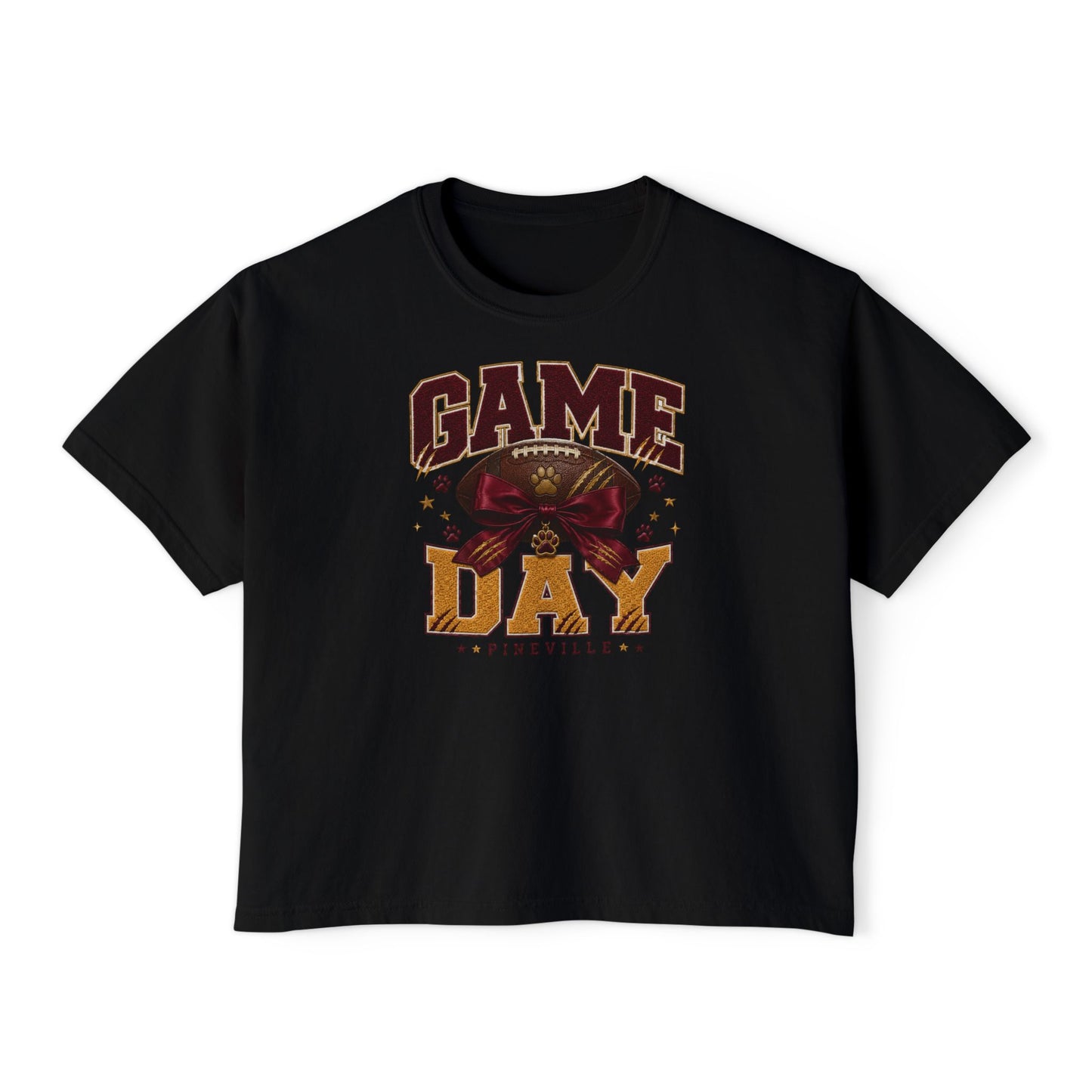 Pineville Lions Game Day Boxy Tee