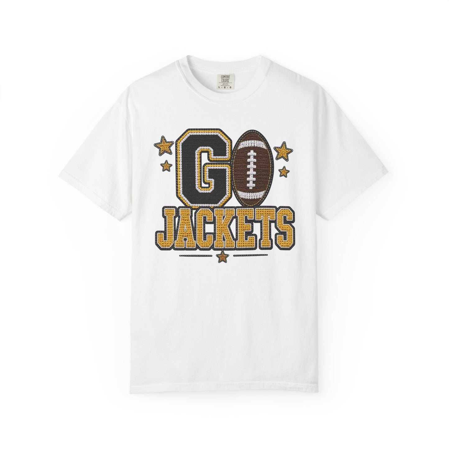 Go Jackets Crochet Game Day Comfort Colors Tee