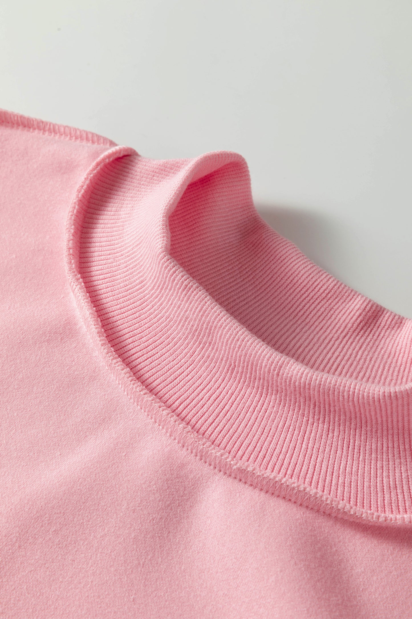 Coffee Oversize Drop Shoulder Reversible Mock Neck Sweatshirt