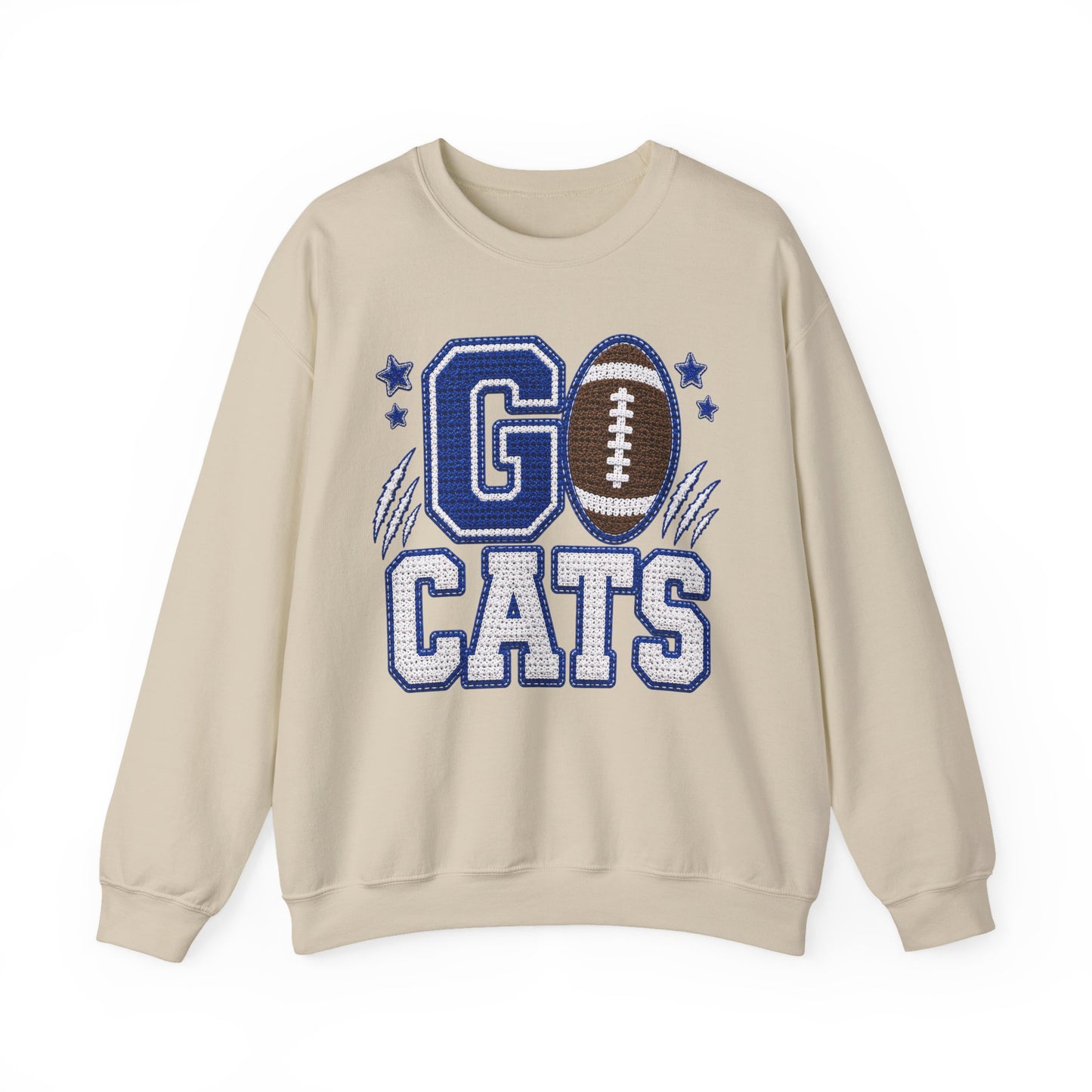 Go Cats Crochet Game Day Crewneck