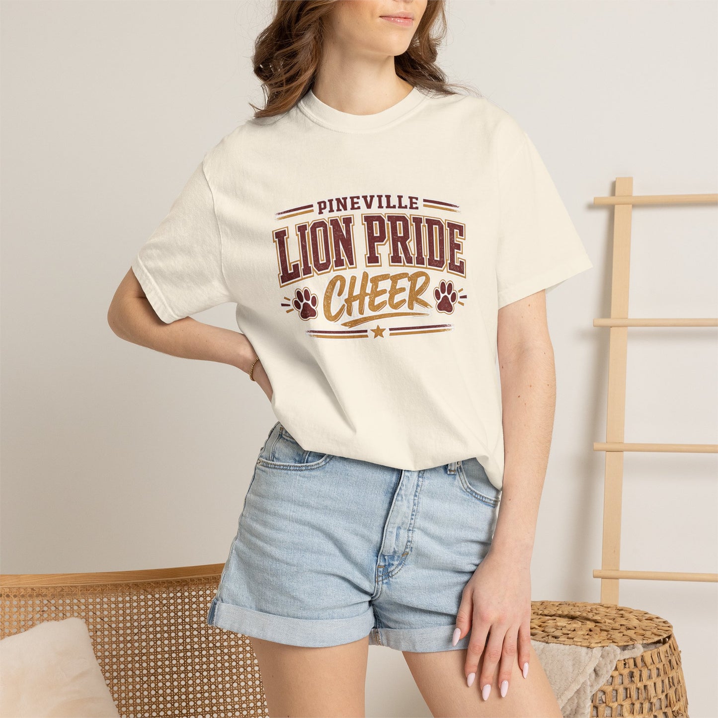 Pineville Lion Pride Cheer T-Shirt