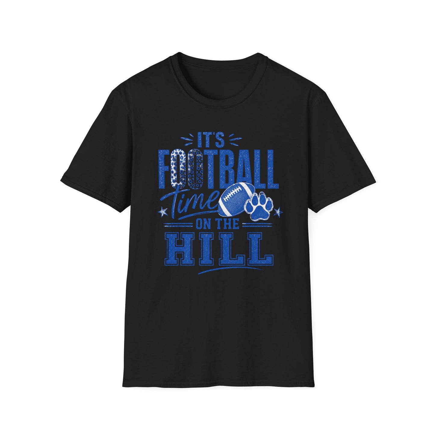 It’s Football Time on the Hill | Bell County Football Graphic Tee (Gildan)