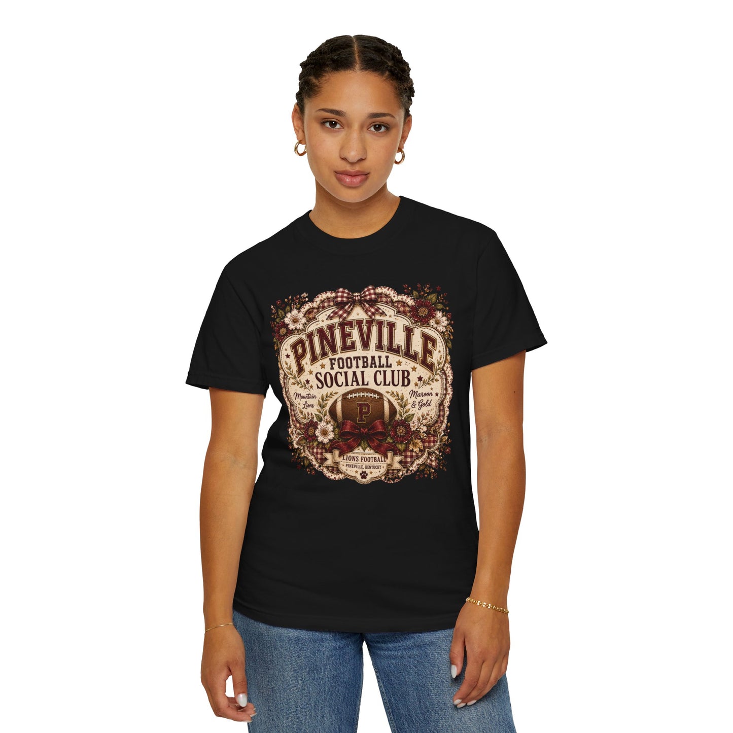 Pineville Football Social Club Comfort Colors Tee