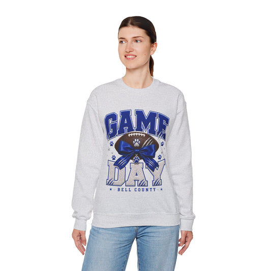 Bell County Bobcats Bow Game Day Crewneck
