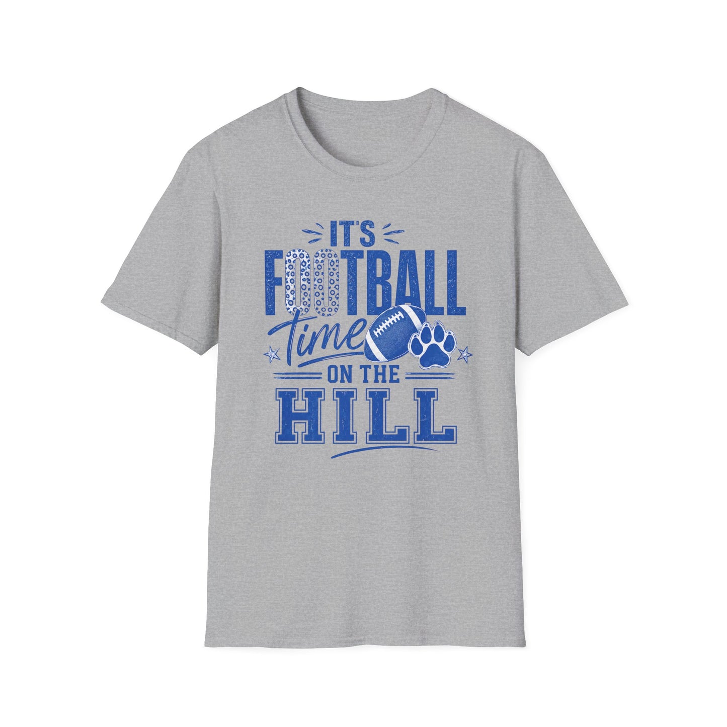 It’s Football Time on the Hill | Bell County Football Graphic Tee (Gildan)