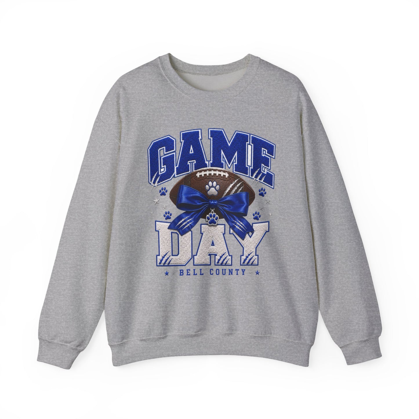 Bell County Bobcats Bow Game Day Crewneck