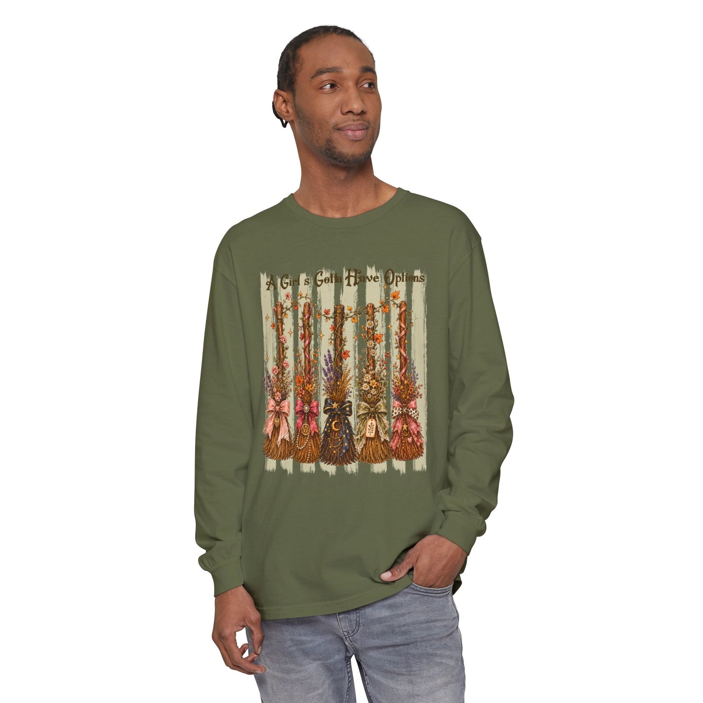A Girl's Gotta Have Options | Comfort Colors Long Sleeve Tee