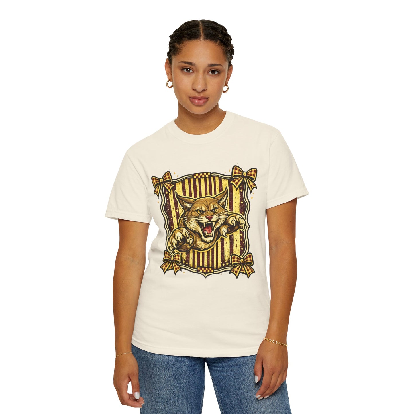 Pineville Mountain Lions Mascot Comfort Colors® Tee