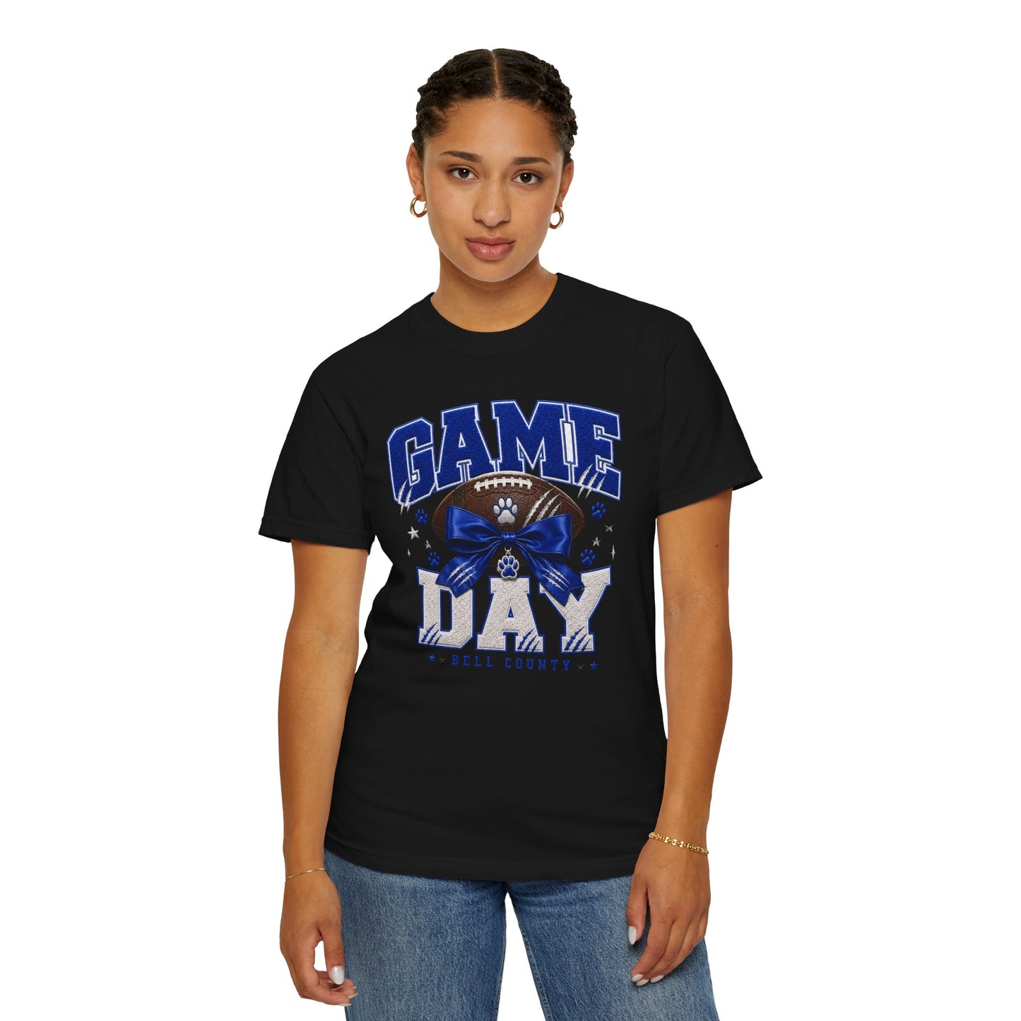 Bell County Bobcats Bow Game Day Comfort Colors Tee