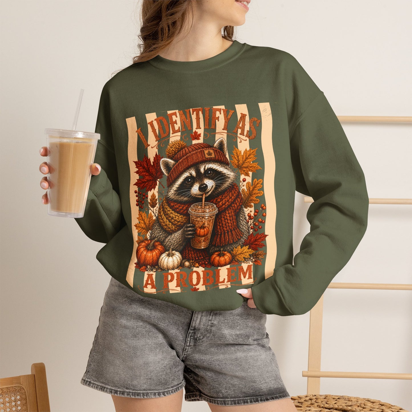 I Identify As a Problem | Crewneck Sweatshirt
