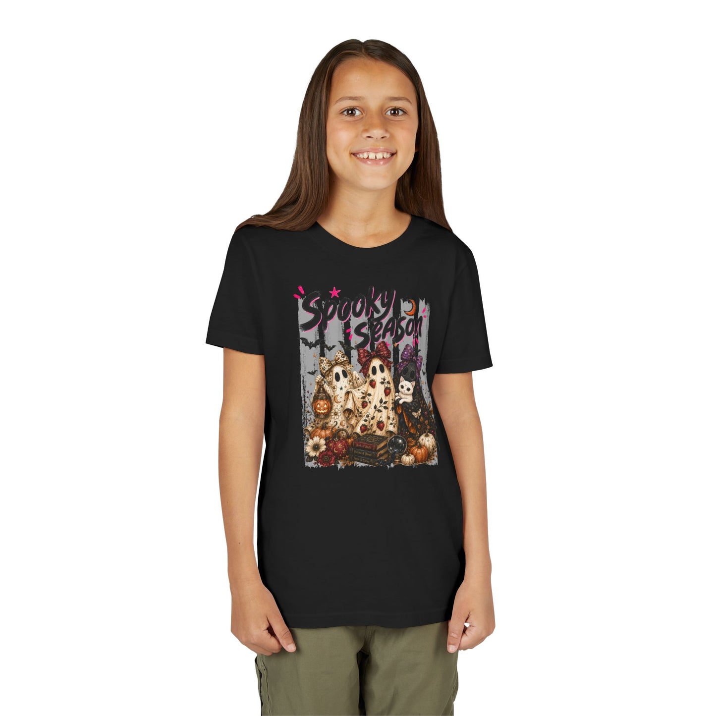 Spooky Season Ghost Group | Youth Tee