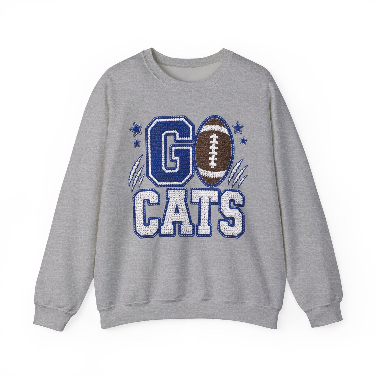 Go Cats Crochet Game Day Crewneck