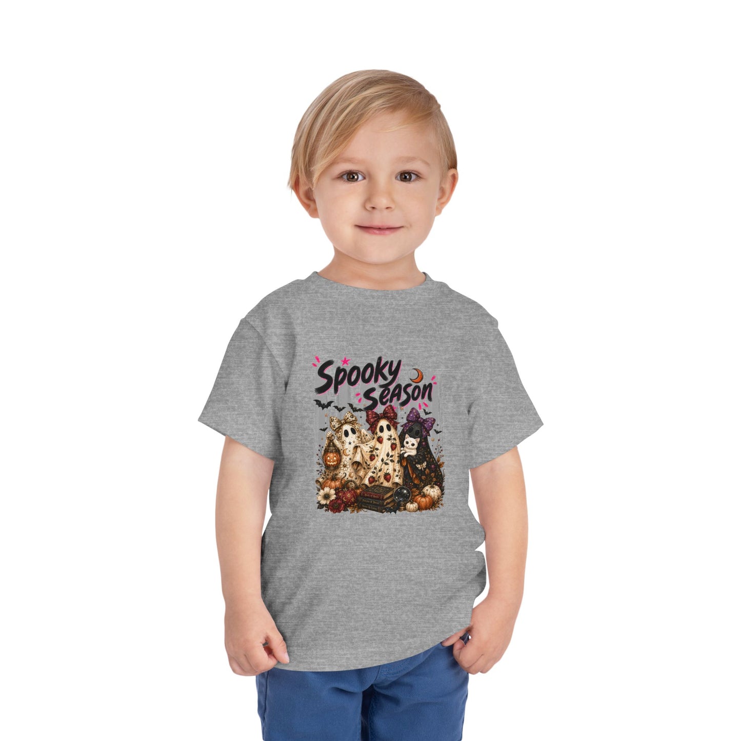 Spooky Season Ghost Group | Toddler Tee