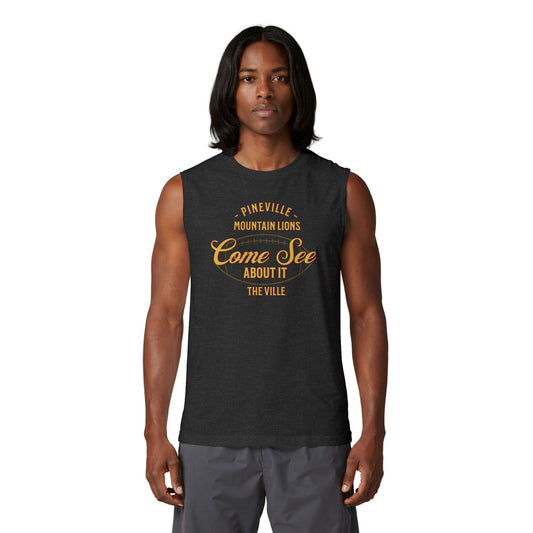 Pineville Mountain Lions “Come See About It” Muscle Tank