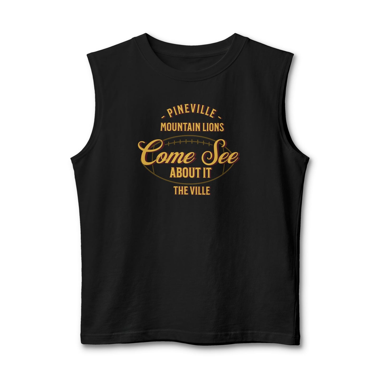 Pineville Mountain Lions “Come See About It” Muscle Tank