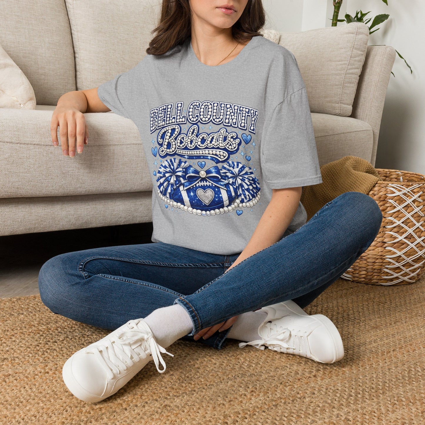Bell County Bobcats Glam Game Day Gildan Tee
