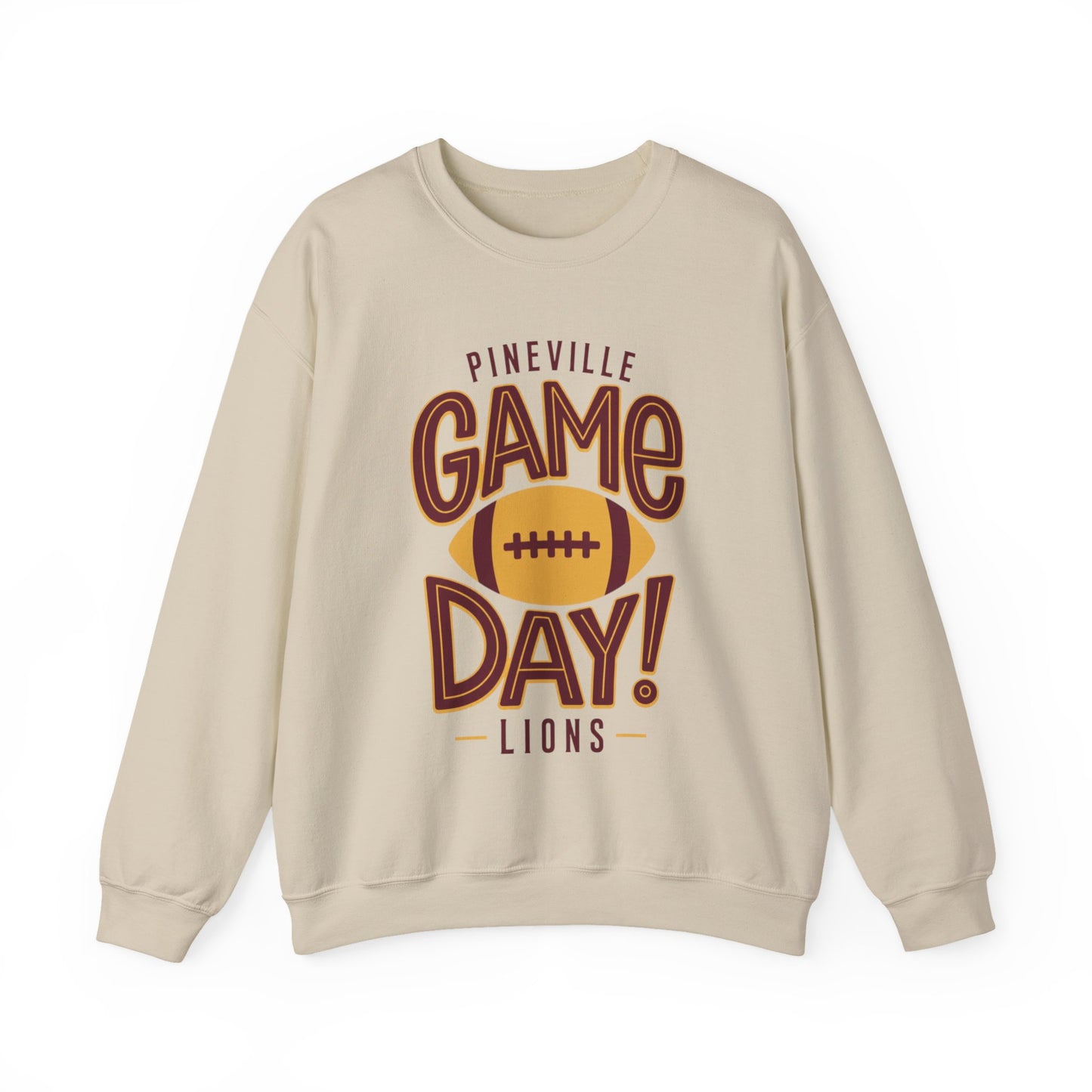 Pineville Lions Game Day Crewneck Sweatshirt