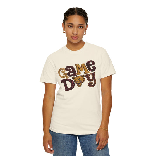 Pineville Lions Patchwork Sparkle Game Day Comfort Colors Tee
