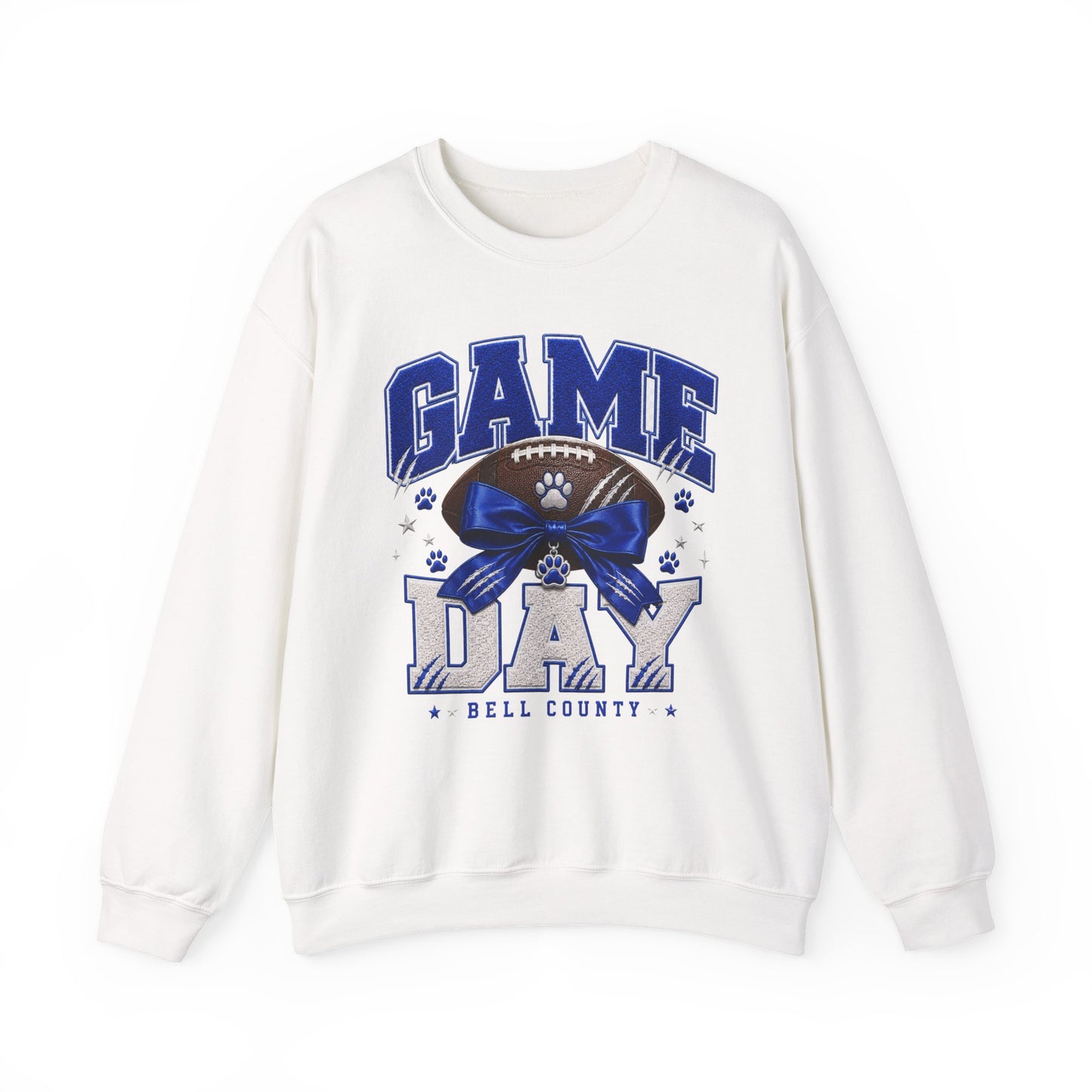 Bell County Bobcats Bow Game Day Crewneck