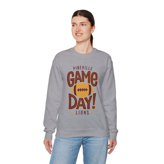 Pineville Lions Game Day Crewneck Sweatshirt