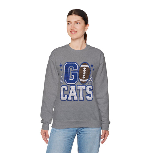 Go Cats Crochet Game Day Crewneck