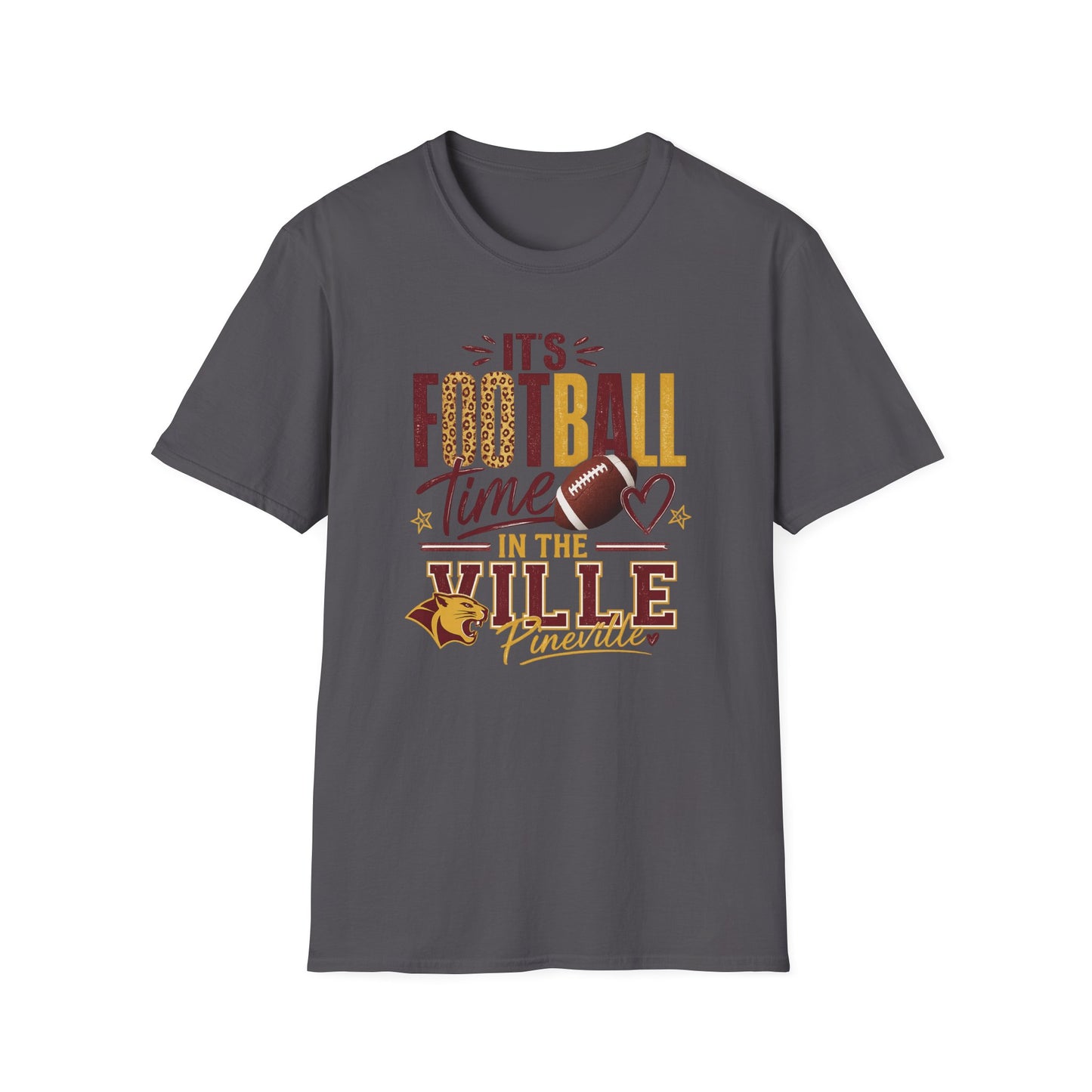 It’s Football Time in the Ville | Pineville Mountain Lions Game Day Gildan Graphic Tee
