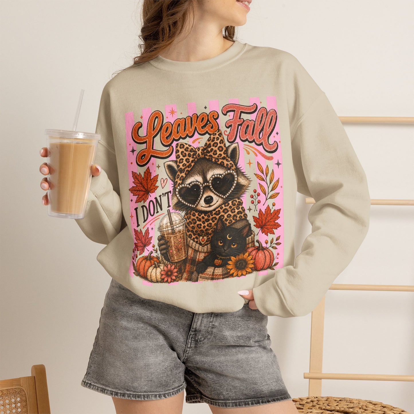 Leaves Fall, I Don't | Crewneck Sweatshirt