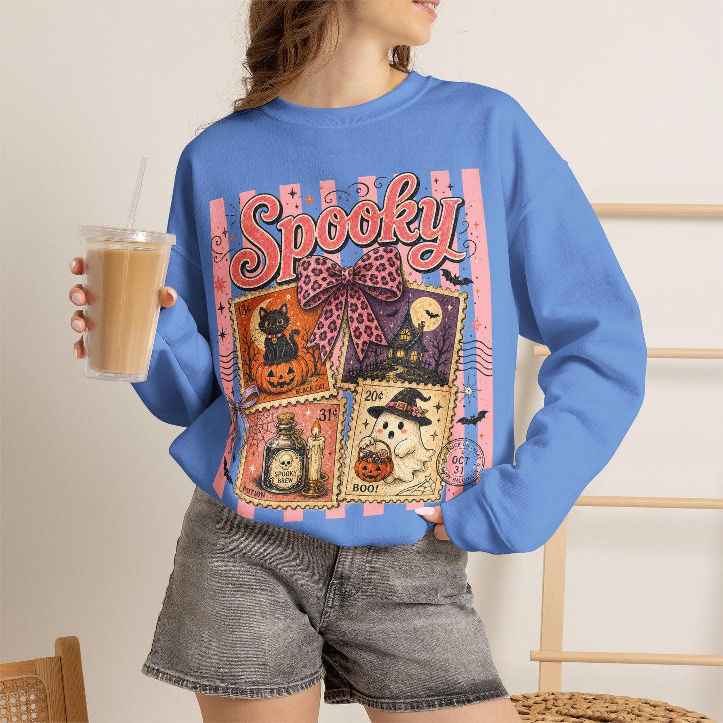 Spooky Collage | Crewneck Sweatshirt