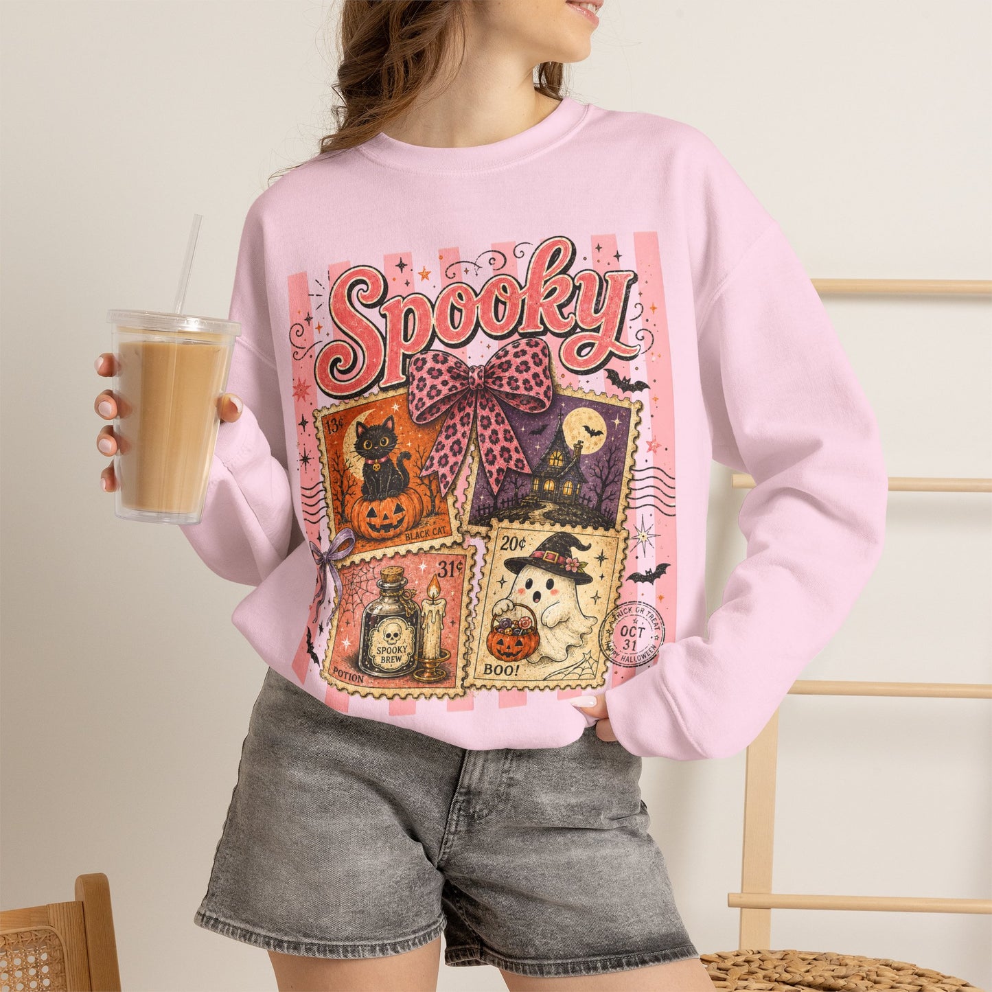 Spooky Collage | Crewneck Sweatshirt