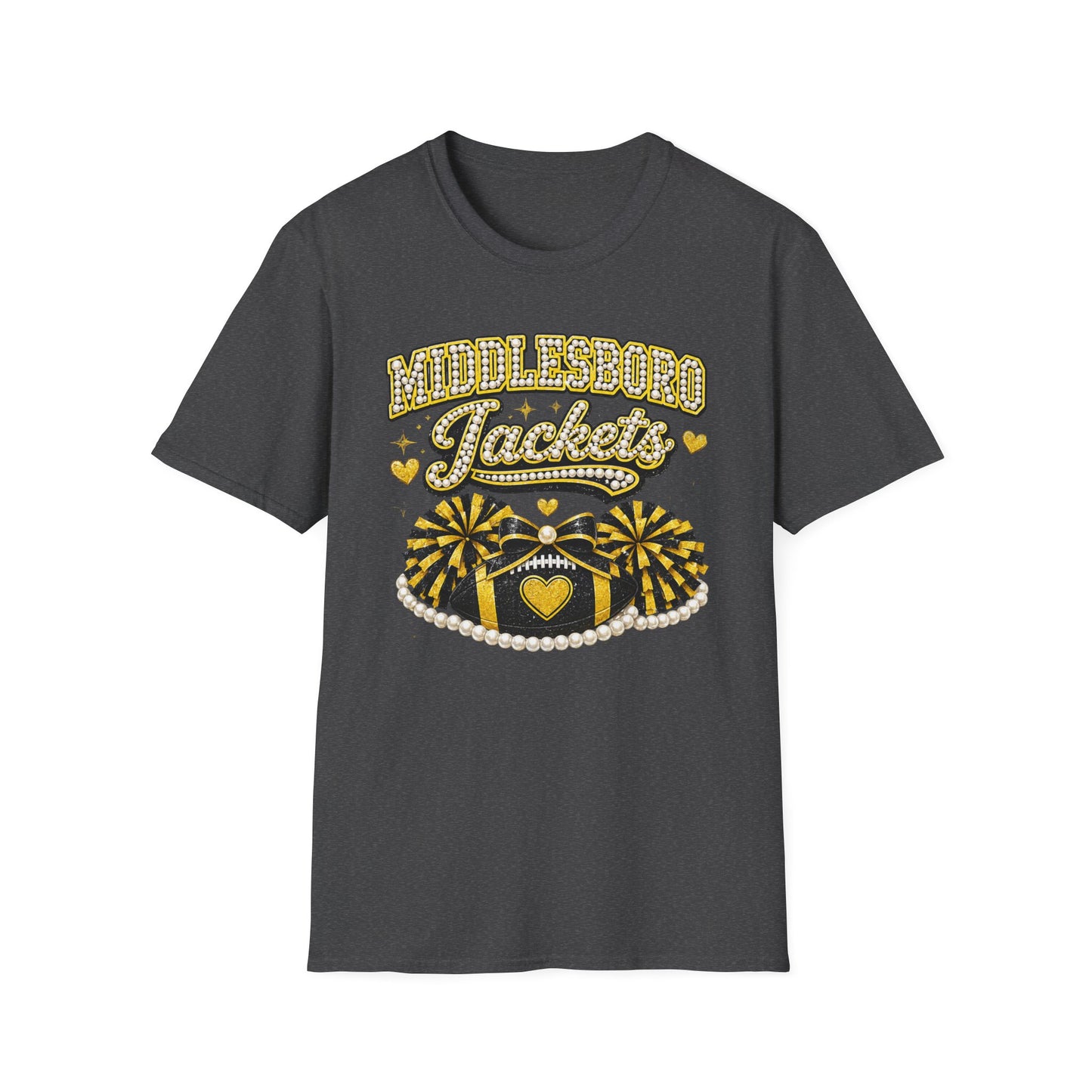 Middlesboro Jackets Glam Game Day Gildan Tee