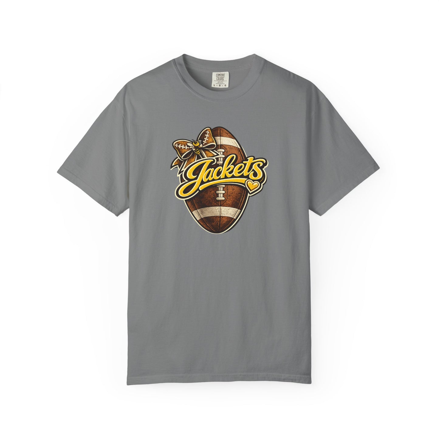 Middlesboro Yellow Jackets Football Bow Comfort Colors® Tee