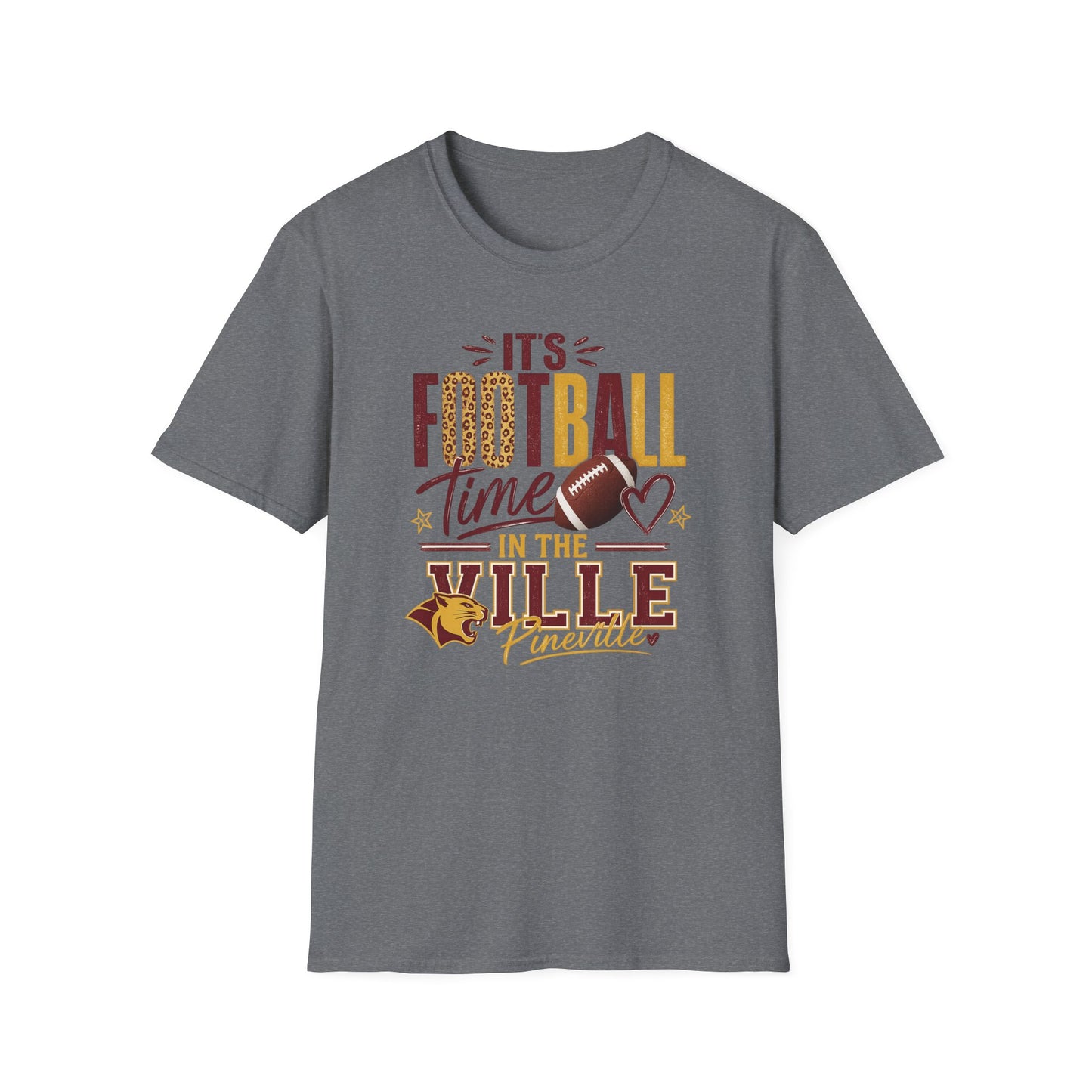 It’s Football Time in the Ville | Pineville Mountain Lions Game Day Gildan Graphic Tee