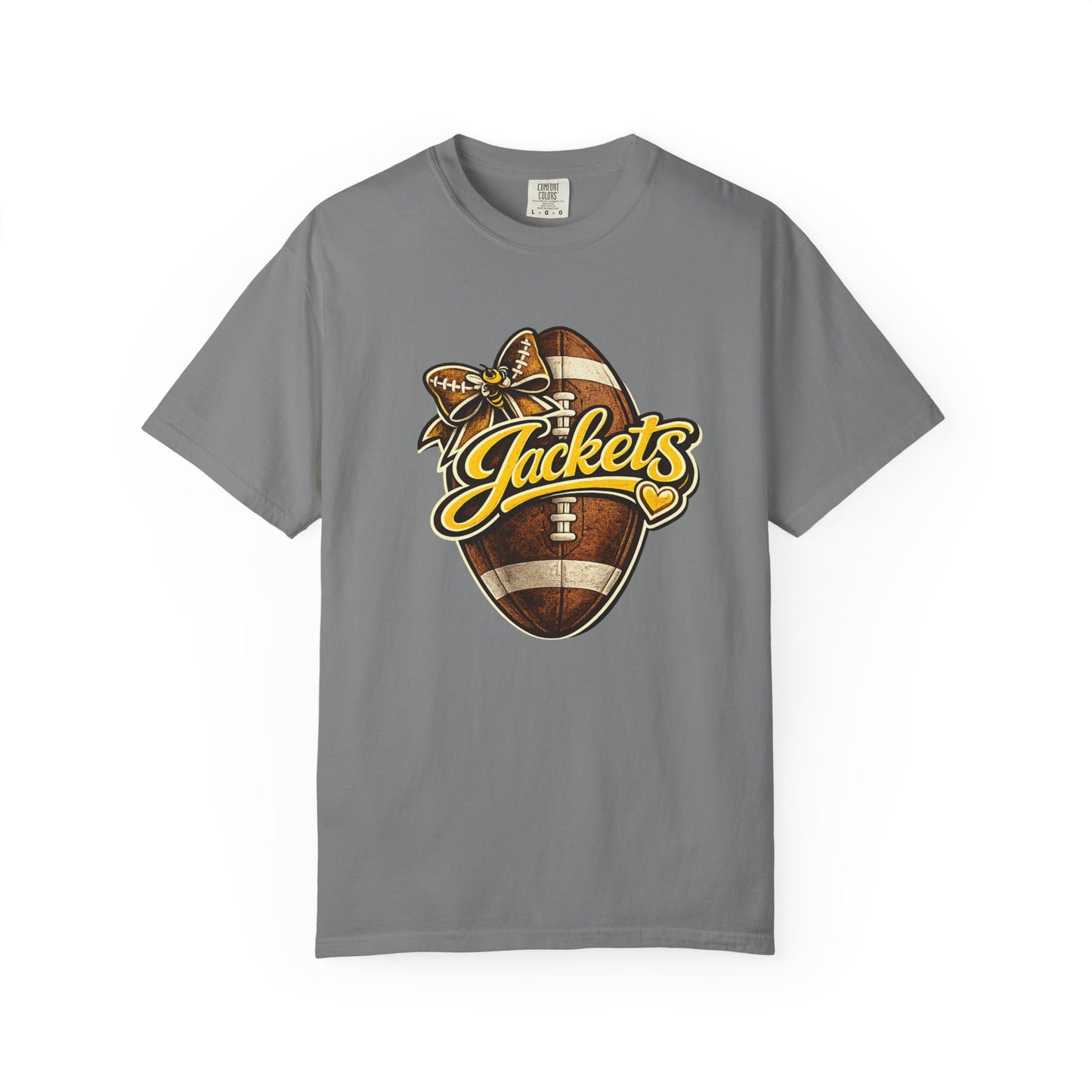 Middlesboro Yellow Jackets Football Bow Comfort Colors® Tee