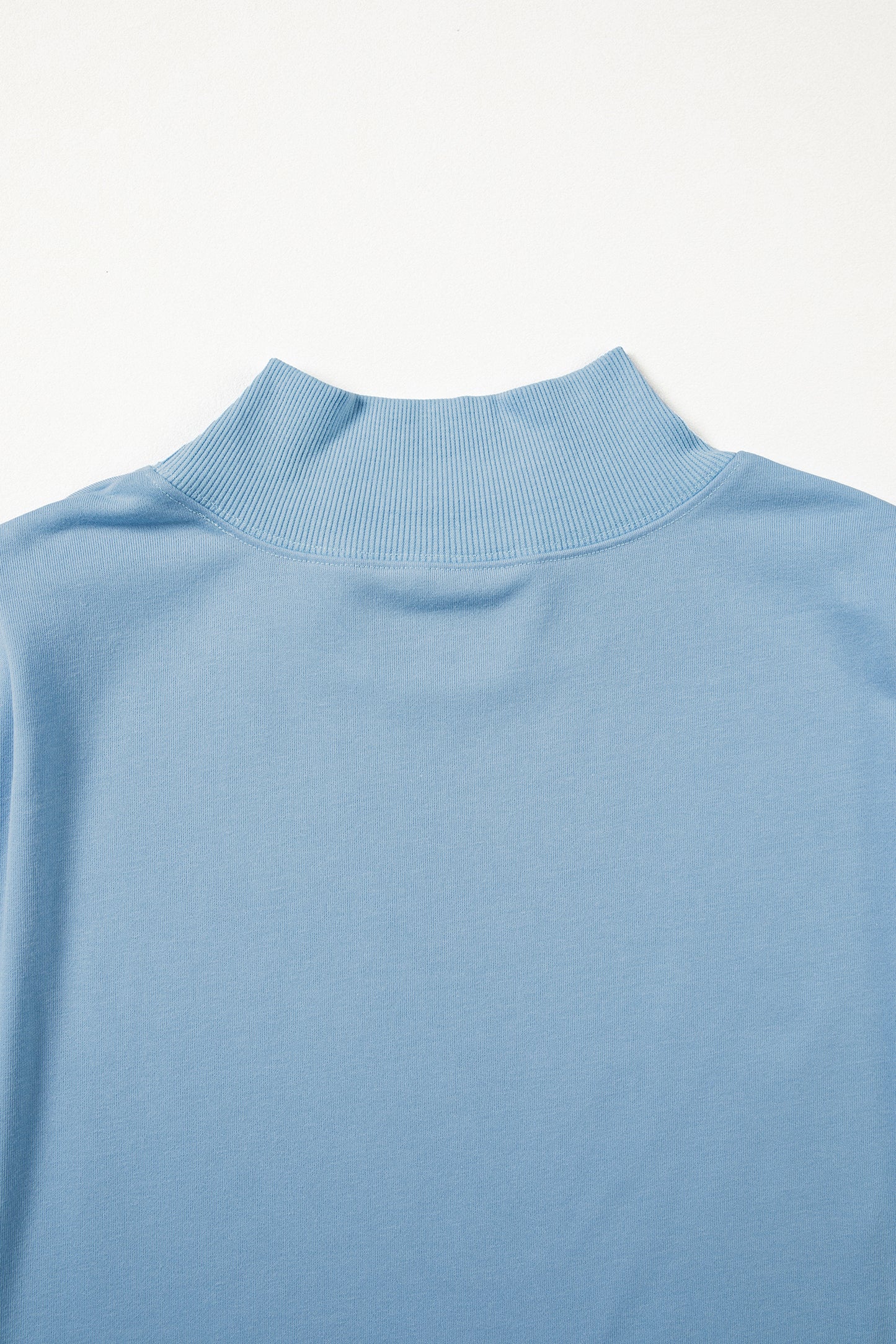 Yellow Solid Color High Neck Cap Sleeve Loose Top