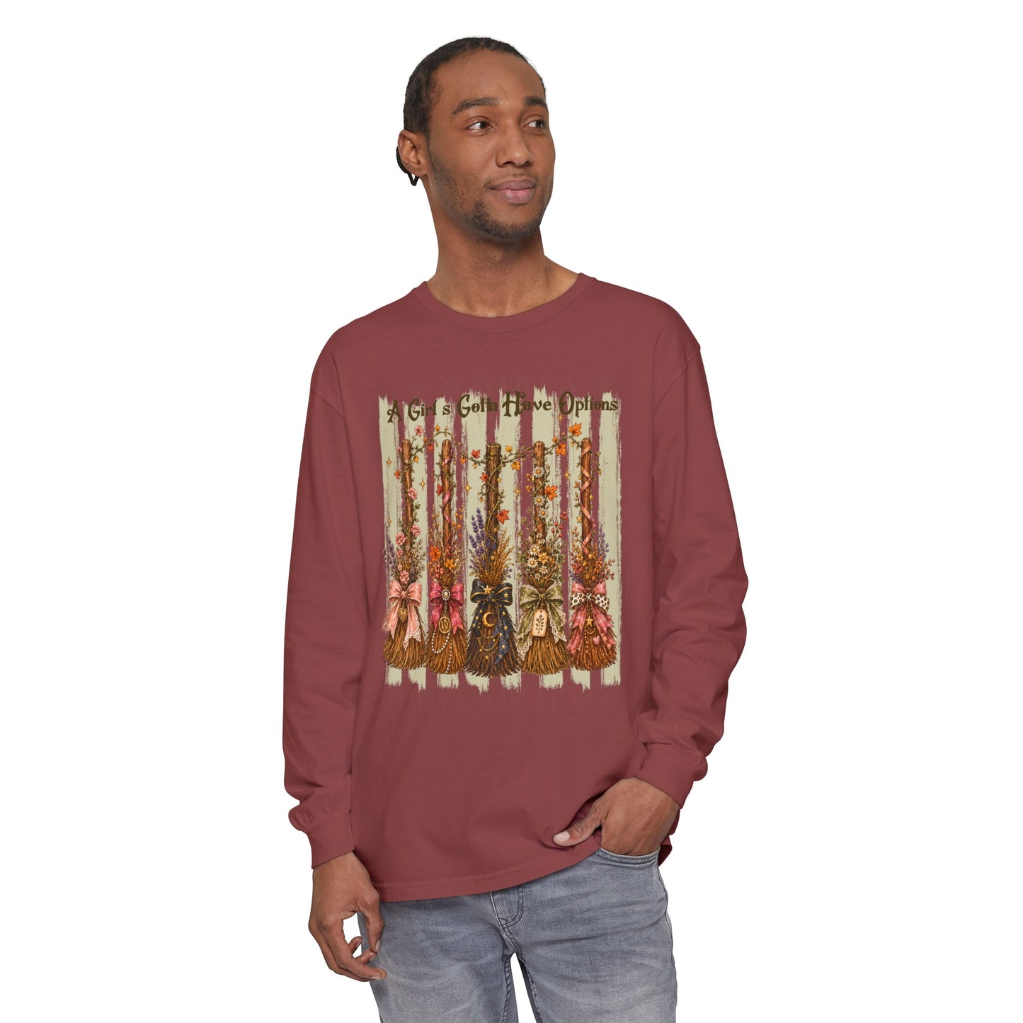 A Girl's Gotta Have Options | Comfort Colors Long Sleeve Tee